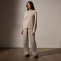 Cashmere Boucle Mock Neck in Hazel | James Perse Los Angeles