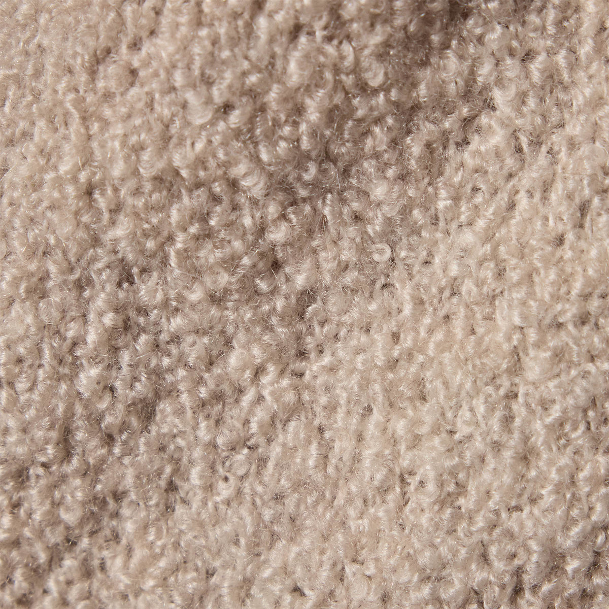 Cashmere Boucle Mock Neck in Hazel | James Perse Los Angeles