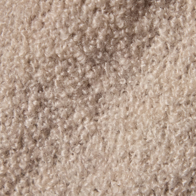 Cashmere Boucle Mock Neck in Hazel | James Perse Los Angeles