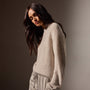 Cashmere Boucle Mock Neck in Hazel | James Perse Los Angeles