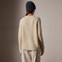 Cashmere Boucle Mock Neck in Ivory | James Perse Los Angeles