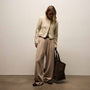 Tweed Button Front Jacket In Ivory | James Perse Los Angeles