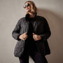 Diamond Quilted Jacket in Black | James Perse Los Angeles
