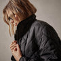 Diamond Quilted Jacket in Black | James Perse Los Angeles