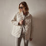 Diamond Quilted Jacket in Cloud | James Perse Los Angeles
