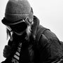 Solid Cashmere Beanie in Grey Felt | James Perse Los Angeles
