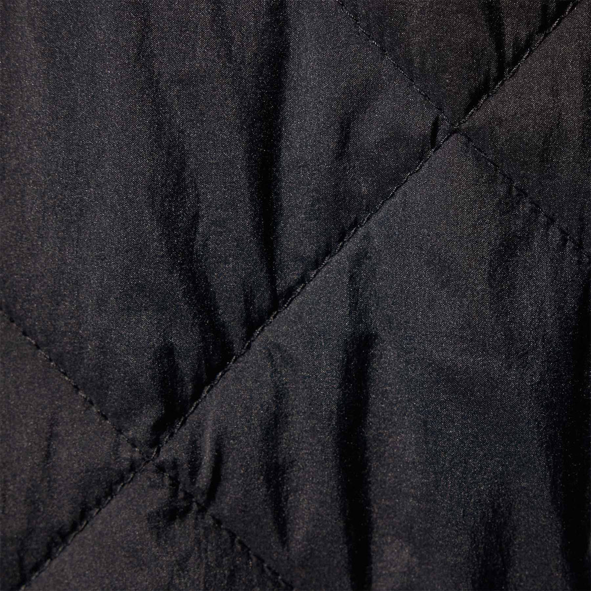 Sherpa Lined Insulated Snap Front Jacket in Black/Black | James Perse Los Angeles