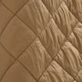 Long Nylon Quilted Coat in Toffee/Ivory | James Perse Los Angeles FLAT
