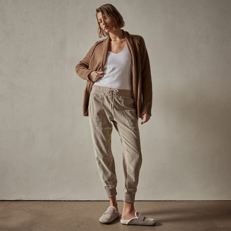 Corduroy Utility Pant in Toast Pigment | James Perse Los Angeles