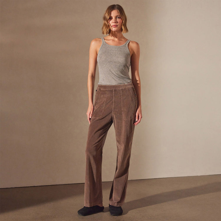 Pacifica Corduroy Pant in Fox Pigment | James Perse Los Angeles