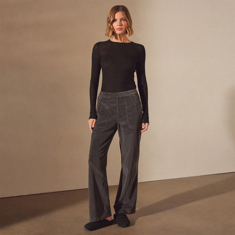 Pacifica Corduroy Pant in Magma Pigment | James Perse Los Angeles