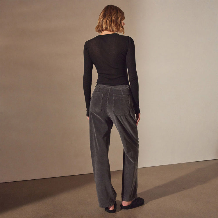 Pacifica Corduroy Pant in Magma Pigment | James Perse Los Angeles