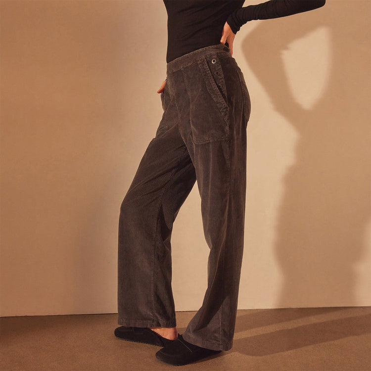 Pacifica Corduroy Pant in Magma Pigment | James Perse Los Angeles