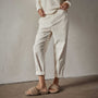 Relaxed Fit Corduroy Pant in Alabaster Pigment | James Perse Los Angeles