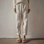Relaxed Fit Corduroy Pant in Alabaster Pigment | James Perse Los Angeles