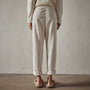 Relaxed Fit Corduroy Pant in Alabaster Pigment | James Perse Los Angeles
