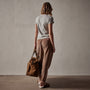 Relaxed Fit Corduroy Pant in Chestnut Pigment | James Perse Los Angeles