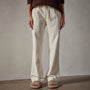 Wide Wale Soft Corduroy Pant in Alabaster Pigment | James Perse Los Angeles