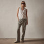 Wide Leg Corduroy Pant in Concrete Pigment | James Perse Los Angeles