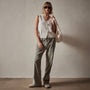 Wide Leg Corduroy Pant in Concrete Pigment | James Perse Los Angeles