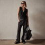 Wide Leg Corduroy Pant in Magma Pigment | James Perse Los Angeles