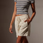 Lightweight Wide Cord Short in Canvas Pigment | James Perse Los Angeles