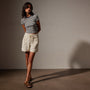 Lightweight Wide Cord Short in Canvas Pigment | James Perse Los Angeles