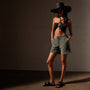 Lightweight Wide Cord Short in Palm Pigment | James Perse Los Angeles
