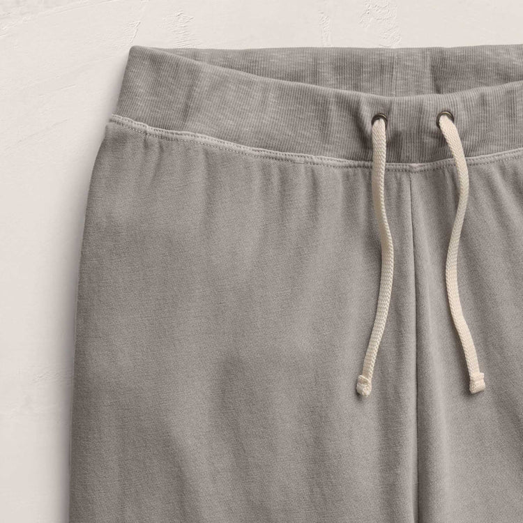 Vintage French Terry Wide Leg Sweatpant in Fog Pigment | James Perse Los Angeles