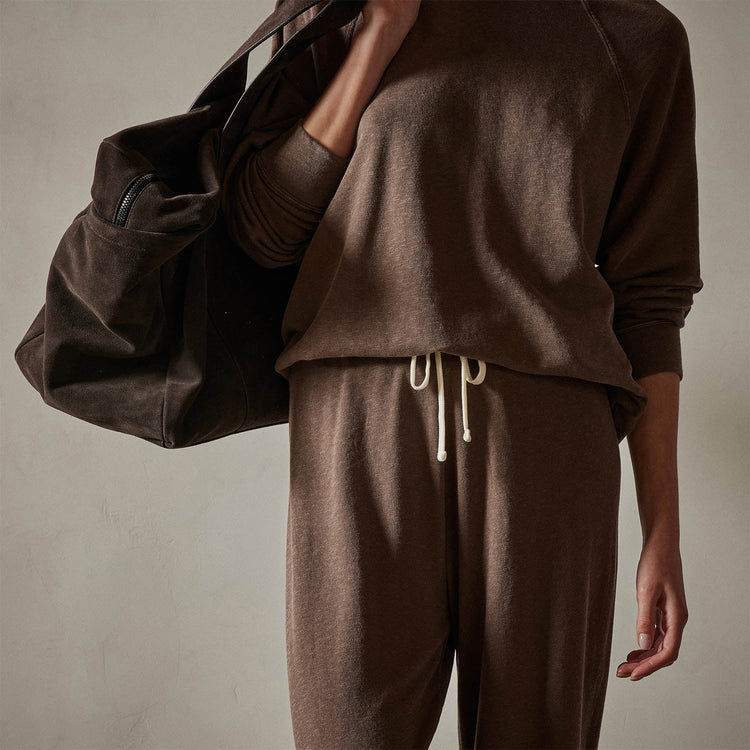 Wide Leg Sweatpant in Fox Pigment | James Perse Los Angeles