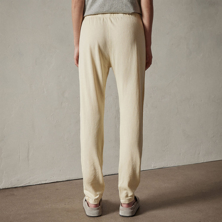 French Terry Sweat Pant in Gesso Pigment | James Perse Los Angeles