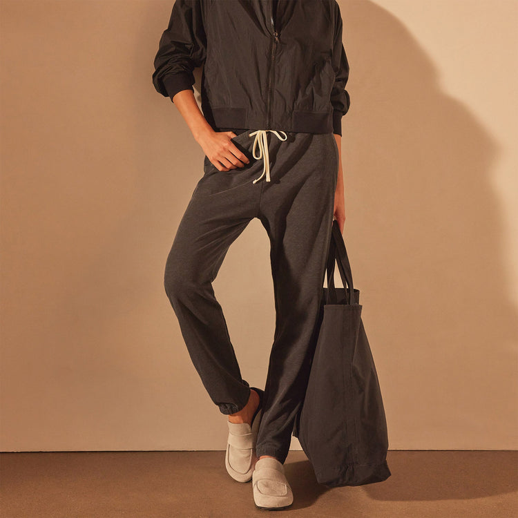 French Terry Sweat Pant in Magma Pigment | James Perse Los Angeles