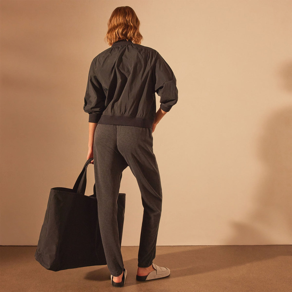 French Terry Sweat Pant in Magma Pigment | James Perse Los Angeles