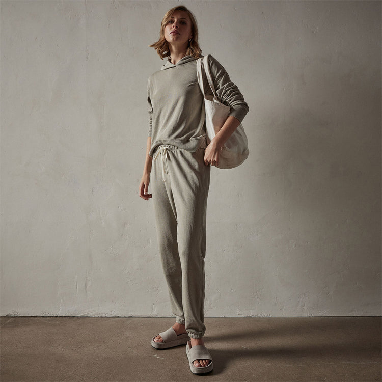 French Terry Sweat Pant in Mineral Pigment | James Perse Los Angeles