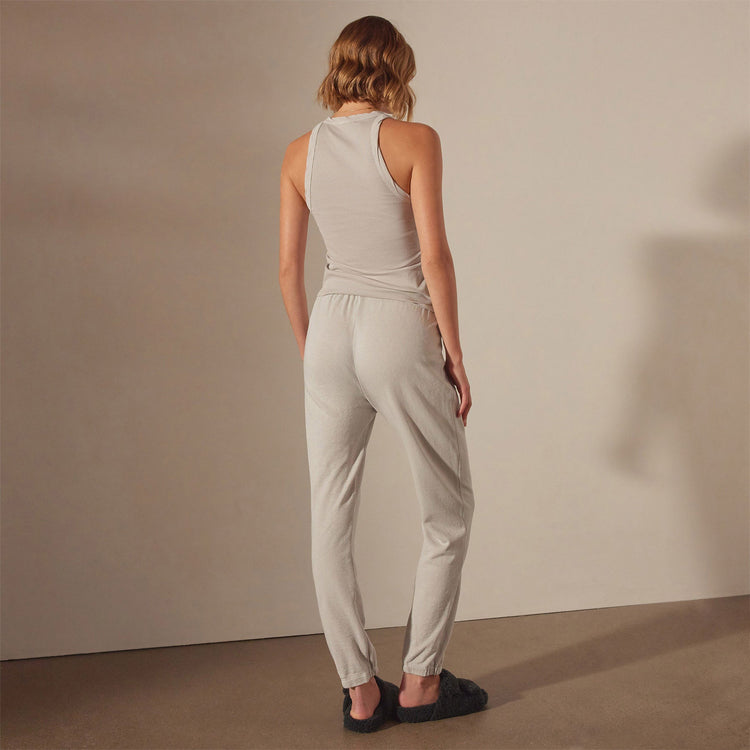 French Terry Sweat Pant in Salt Pigment | James Perse Los Angeles