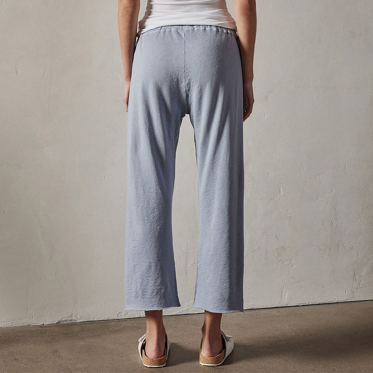 Vintage French Terry Cutoff Sweatpant in Aura Pigment | James Perse Los Angeles 