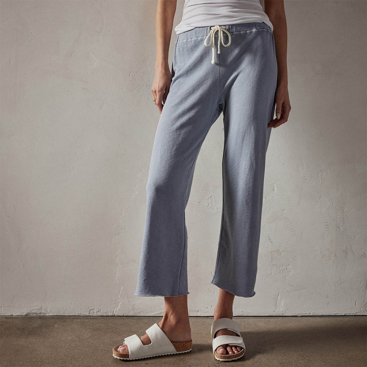 Vintage French Terry Cutoff Sweatpant in Aura Pigment | James Perse Los Angeles 