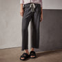 Vintage French Terry Cutoff Sweatpant in Carbon Pigment | James Perse Los Angeles