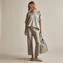 Vintage French Terry Cutoff Sweatpant in Dapple Pigment | James Perse Los Angeles