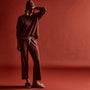 Vintage French Terry Cutoff Sweatpant in Goji Pigment | James Perse Los Angeles