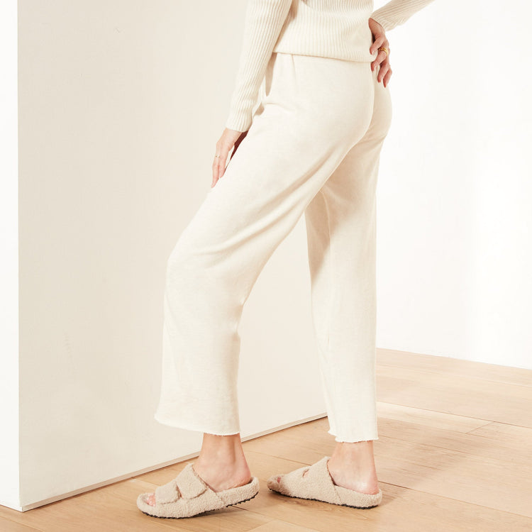 Vintage French Terry Cutoff Sweatpant - Marshmallow | James Perse Los Angeles