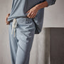 Vintage French Terry Cutoff Sweatpant in Ocean Mist Pigment | James Perse Los Angeles