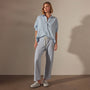 Vintage French Terry Cutoff Sweatpant in Open Sky Pigment | James Perse Los Angeles
