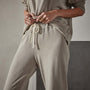 Vintage French Terry Cutoff Sweatpant in String Pigment | James Perse Los Angeles