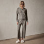 Vintage French Terry Zip Up Hoodie in Burro Pigment | James Perse Los Angeles