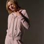 Vintage French Terry Zip Up Hoodie  in Degas Pigment | James Perse Los Angeles