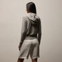 Vintage French Terry Zip Up Hoodie in Fog Pigment | James Perse Los Angeles