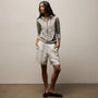 Vintage French Terry Zip Up Hoodie in Fog Pigment | James Perse Los Angeles