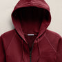 Vintage French Terry Zip Up Hoodie In Heat Pigment | James Perse Los Angeles