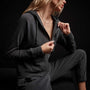 Vintage French Terry Zip Up Hoody - Magma Pigment | James Perse Los Angeles